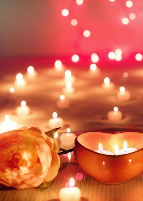 candles, rose, valentine, valentine's day, lit candles, glow, romance, romantic, rose flower, love, celebration, heart, wedding, symbol, light, candlelight, glowing